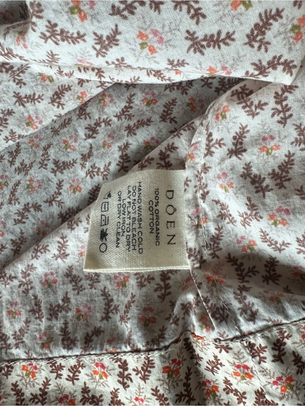 Doen Hadley Dress in Cream Winter Ditsy - Picture 11 of 11